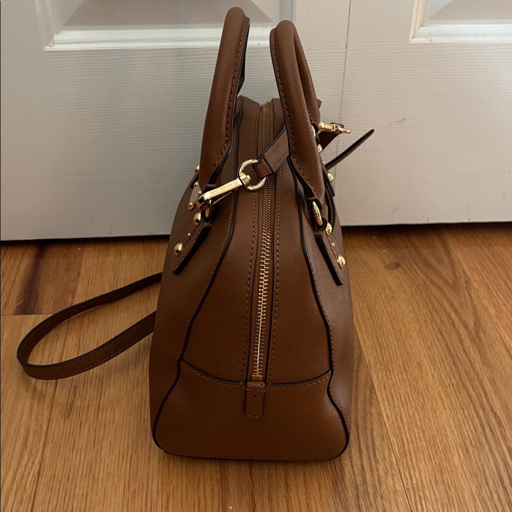 Michael Kors Sandrine Satchel Crossbody Strap Bag Saffiano Leather - Picture 8 of 15